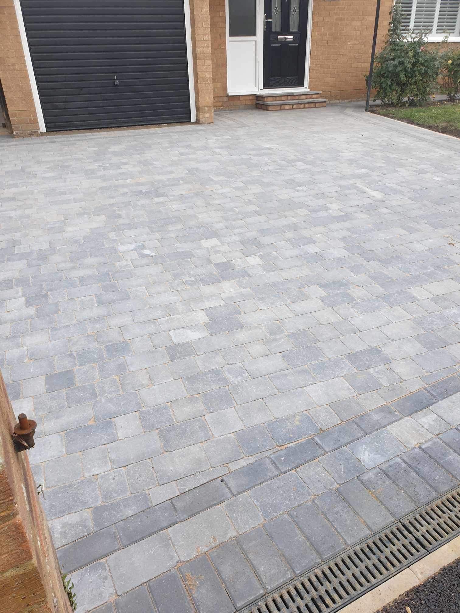 Block paved driveway, Corby