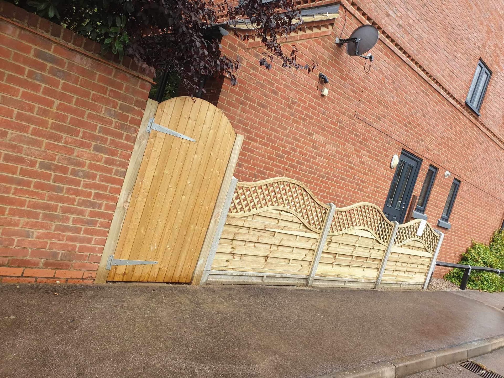 Decorative panel fencing