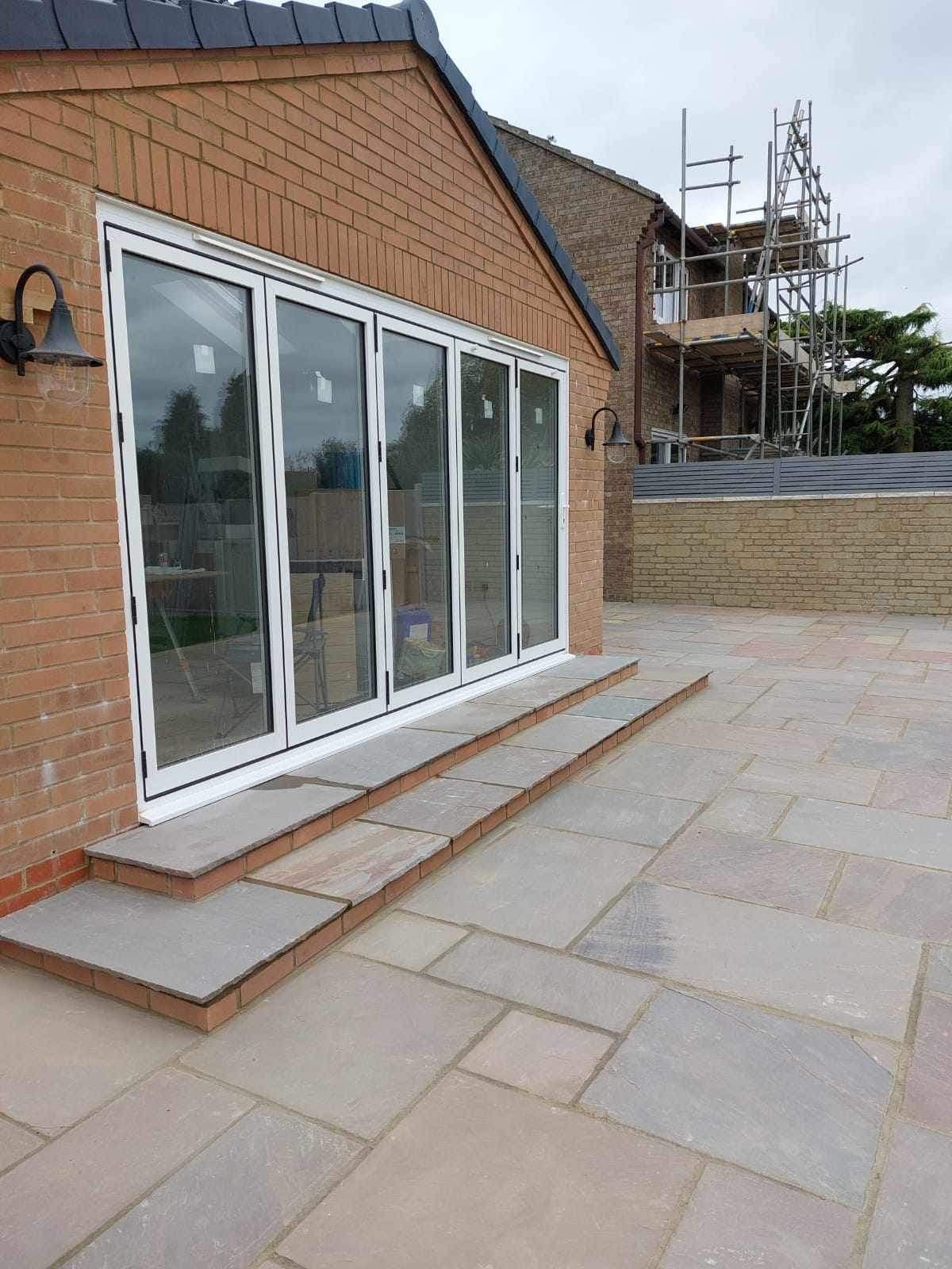 Block paved patio project